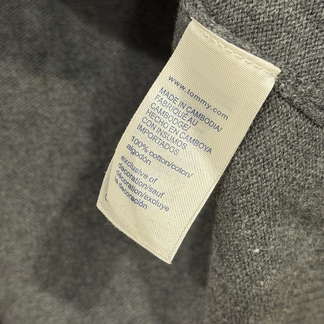 타미힐피거 페어아일 그레이 니트 스웨터 XL 상품이미지5