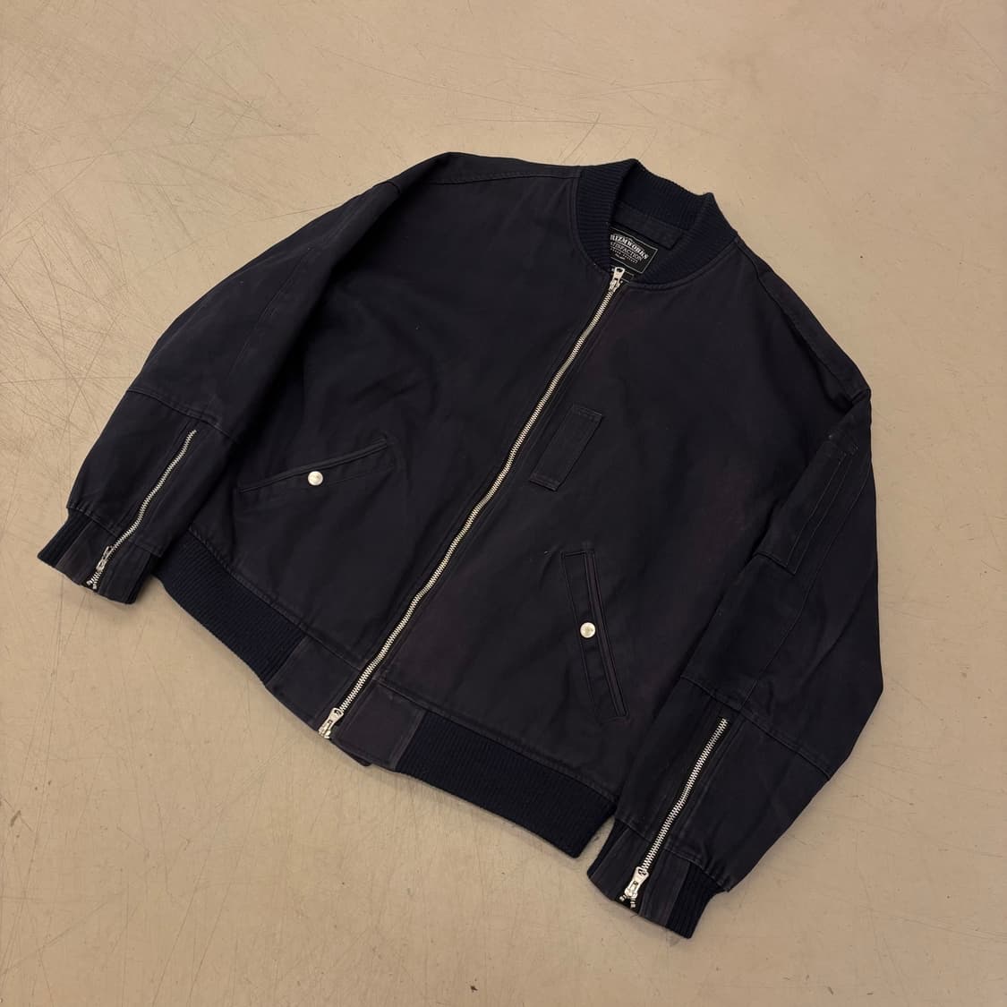 프리즘 웍스 네이비 봄버 자켓 상품이미지1