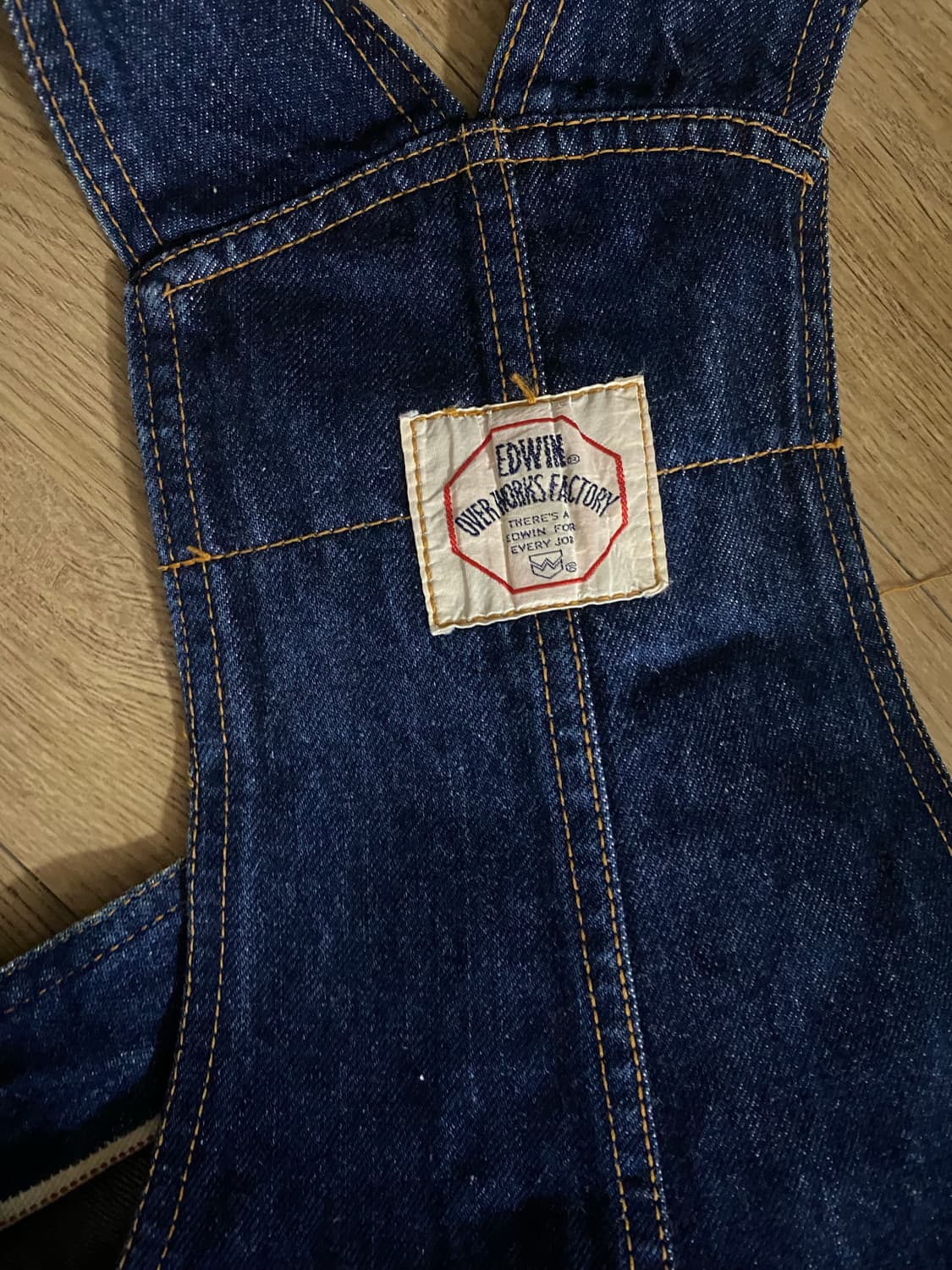90s 빈티지 에드윈 데님 오버롤 S 상품이미지10