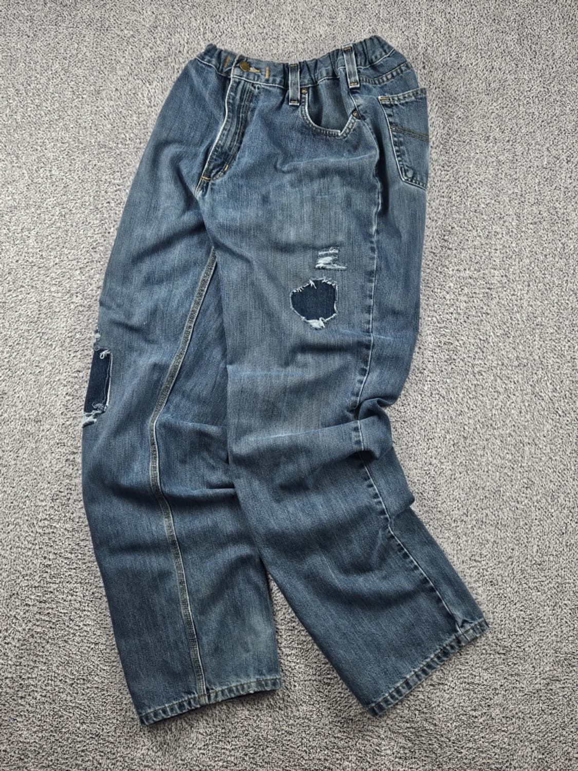 칼하트 리페어 밴딩 커스텀 데님 팬츠 ( 38X34 ) / 10634 상품이미지1