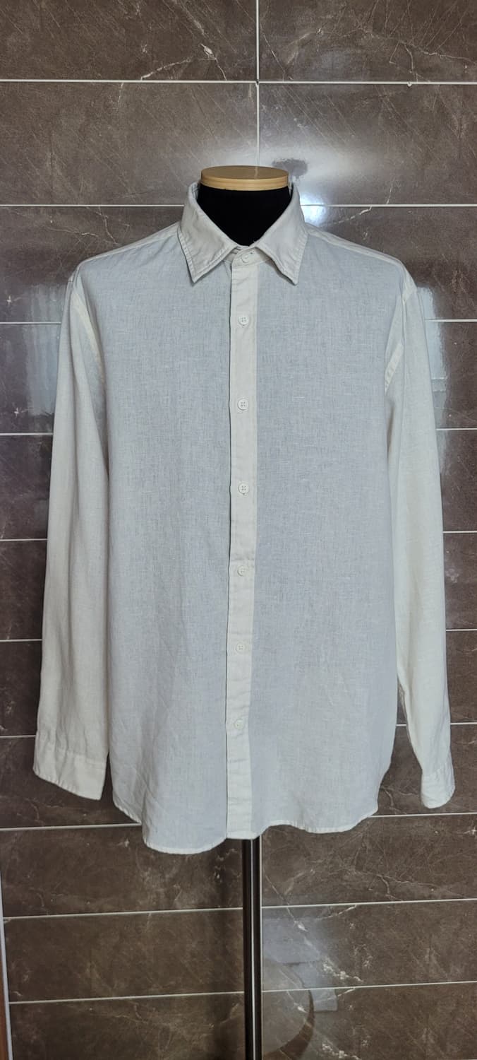 👔남성105사이즈👔지오지아 셔츠  마혼방(55%) 상품이미지3
