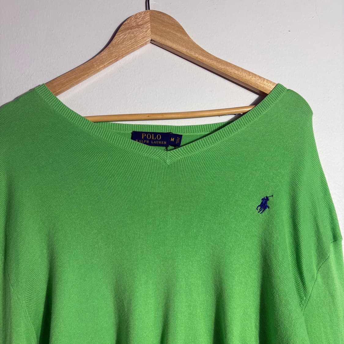 폴로 랄프로렌 그린 브이넥 니트 (무료배송) 상품이미지2