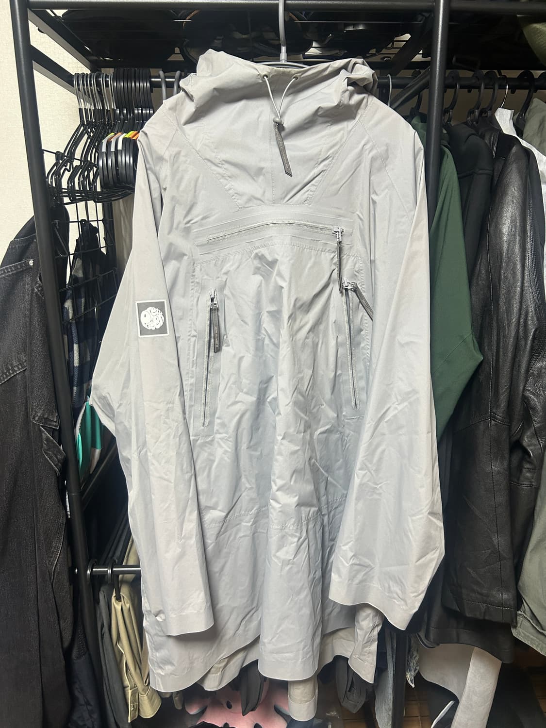 프리티그린 판초 그레이 상품이미지1