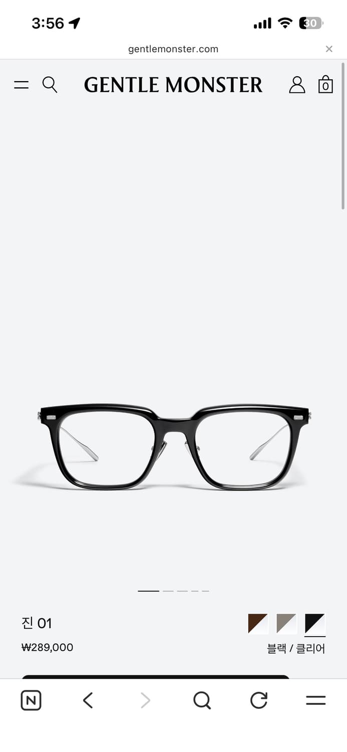 GENTLE MONSTER ZIN 01  상품이미지1