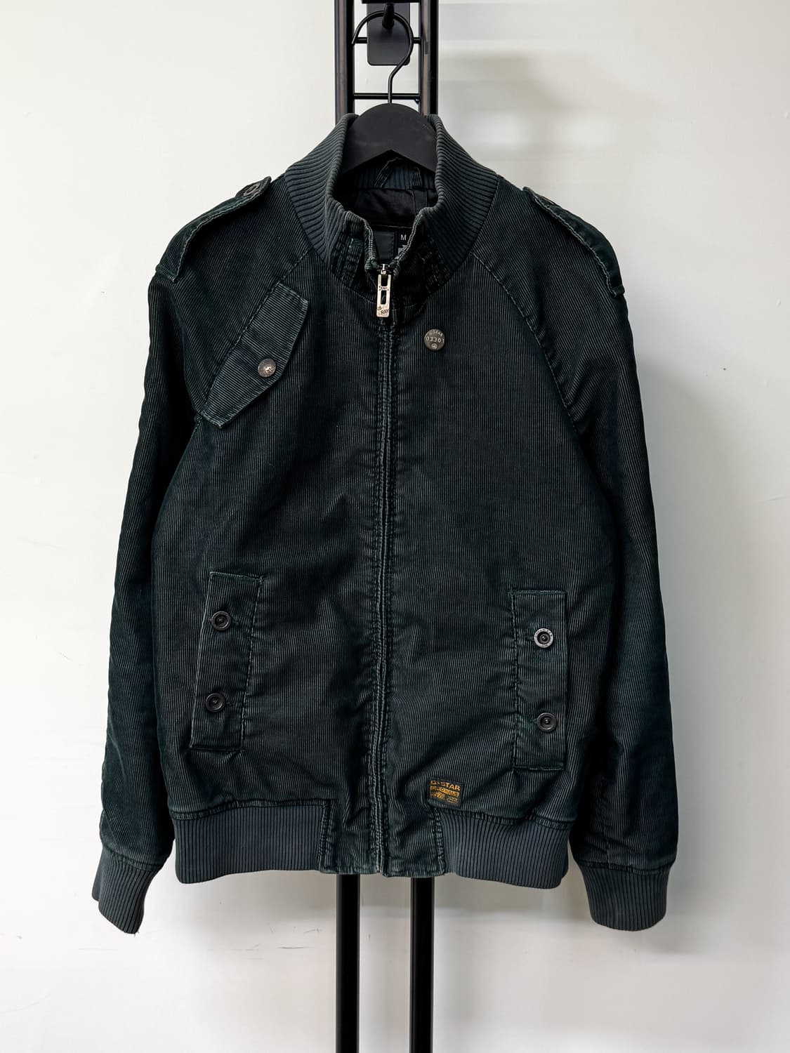 지스타로우 코듀로이 봄버 자켓 상품이미지1