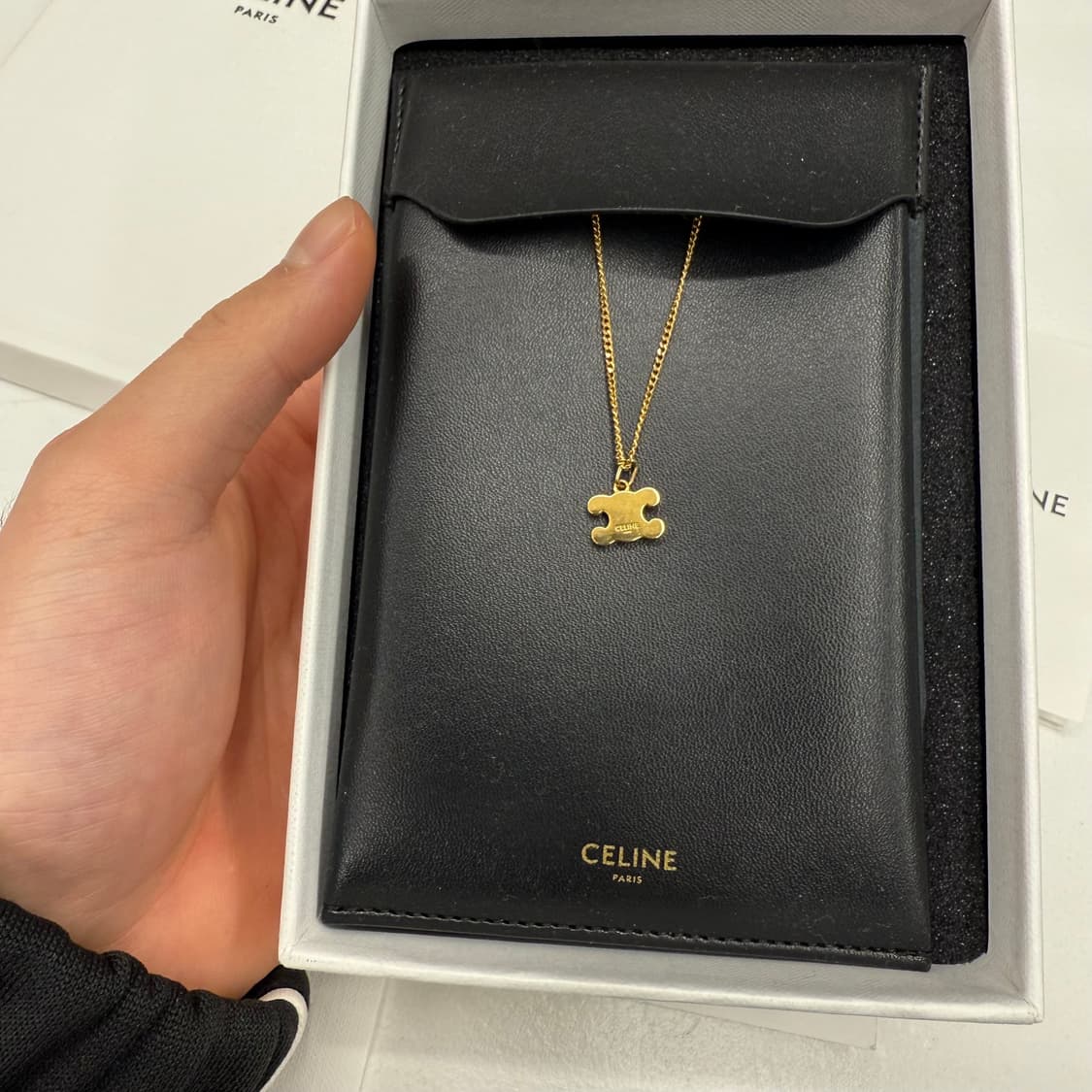 셀린느 트리옹프 라인스톤 목걸이 상품이미지3