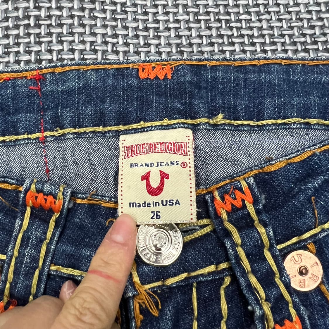 트루릴리전 조이수퍼티 데님팬츠 상품이미지2