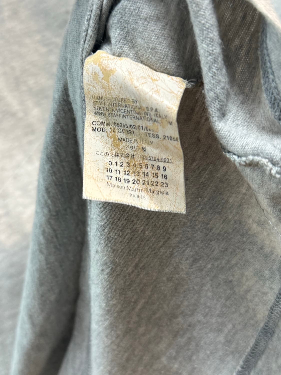 Martin margiela 마틴 마르지엘라 3컷 티셔츠 상품이미지3