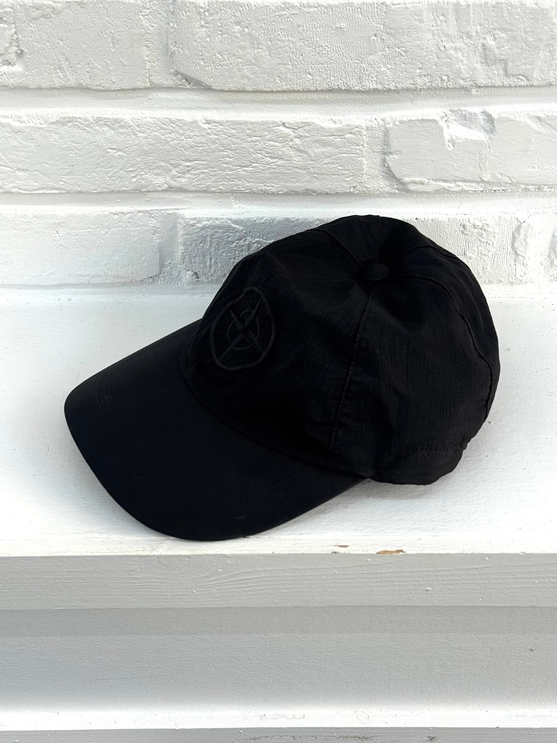 스톤아일랜드 블랙 나일론 볼캡 상품이미지1