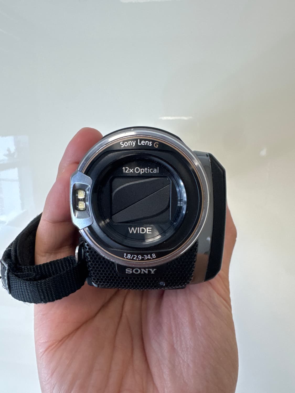 SONY HDR-PJ590V 소니 빈티지 캠코더 가방 배터리 SD카드포함 상품이미지7