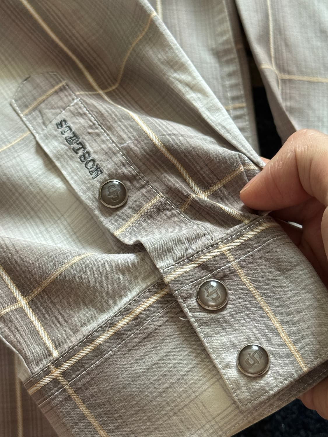 STETSON pearl Snep 웨스턴 옴브레 셔츠 상품이미지8
