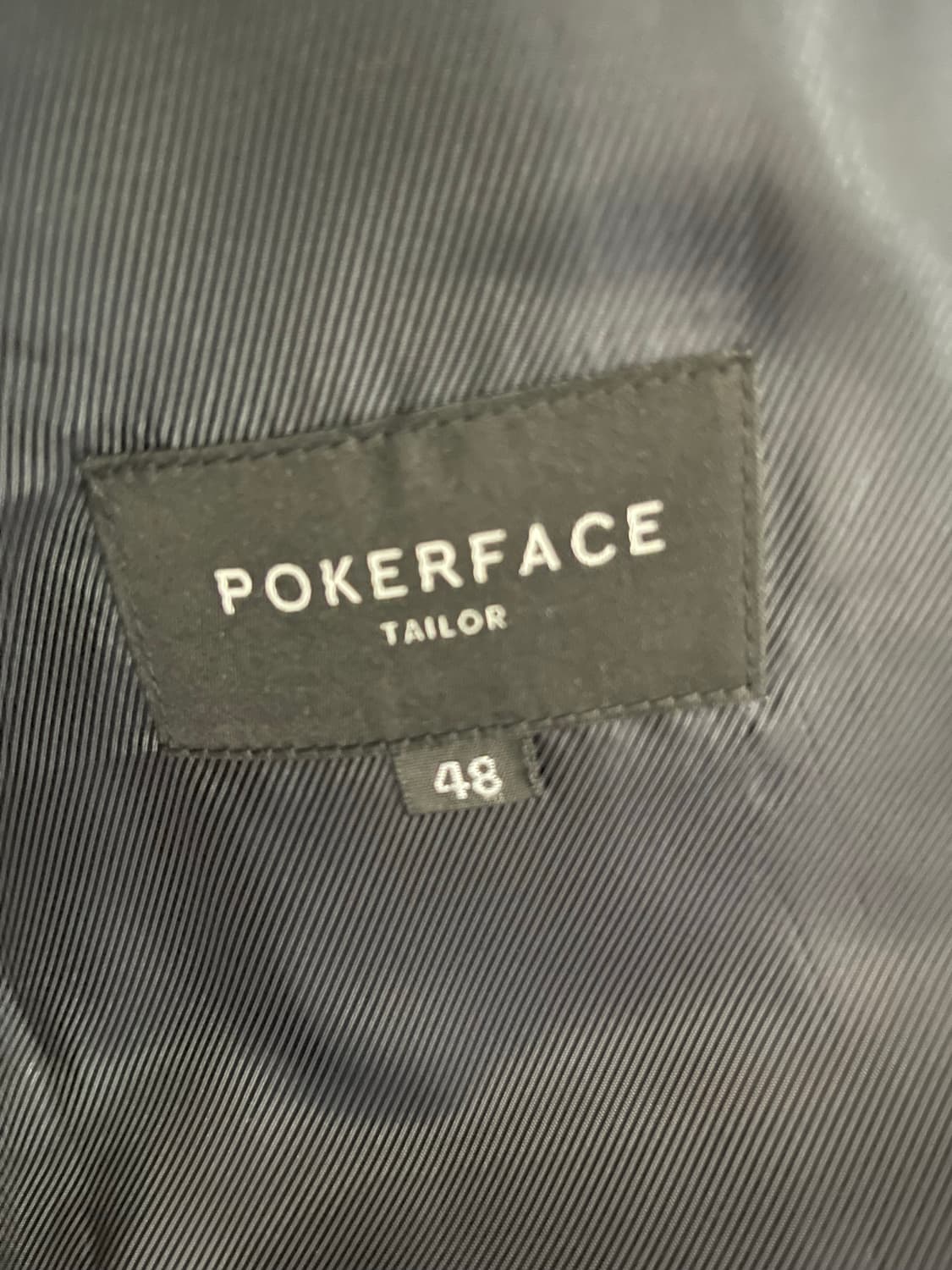 23fw 포커페이스 오버사이즈 울 블루종 48 상품이미지2