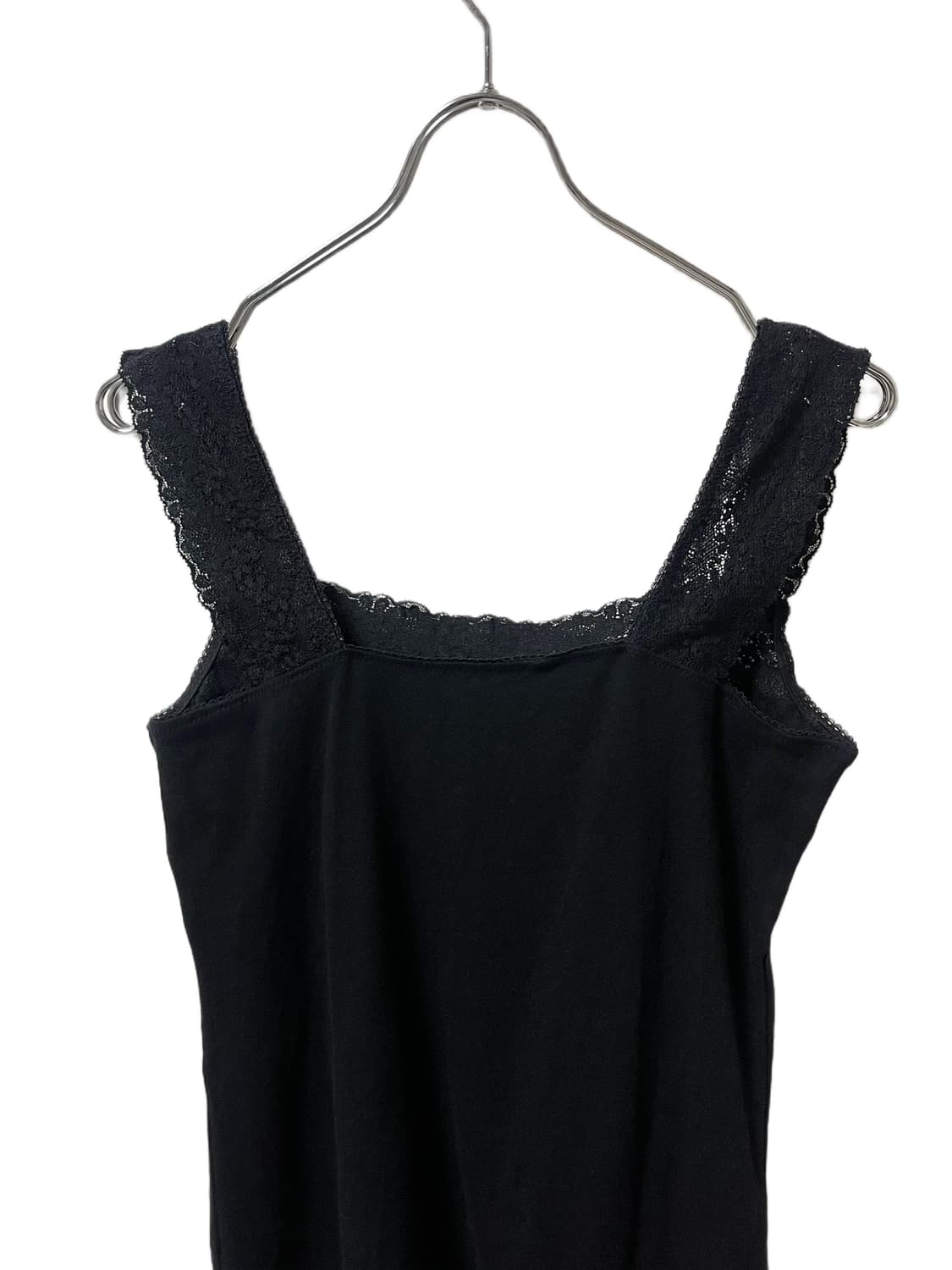 Square Lace Trim Sleeveless Top 상품이미지3