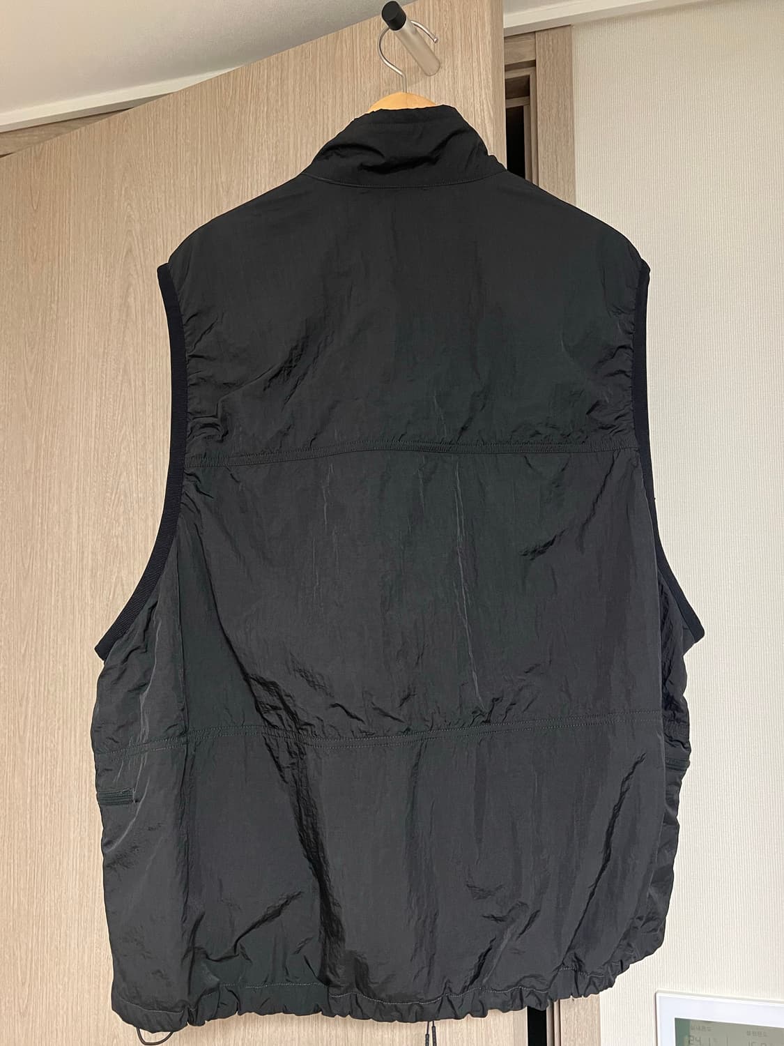 3사이즈) 모이프 24ss mil pcu vest 블랙 상품이미지4