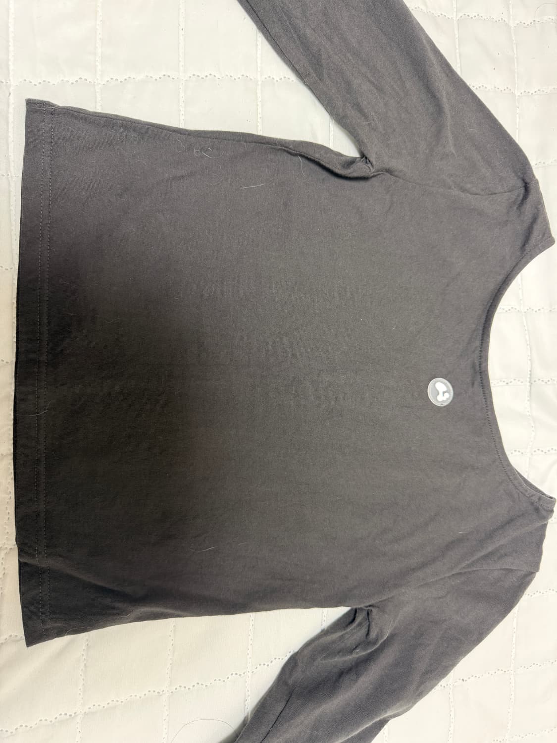 허그유어스킨 엔젤 윙 탑 차콜 상품이미지6