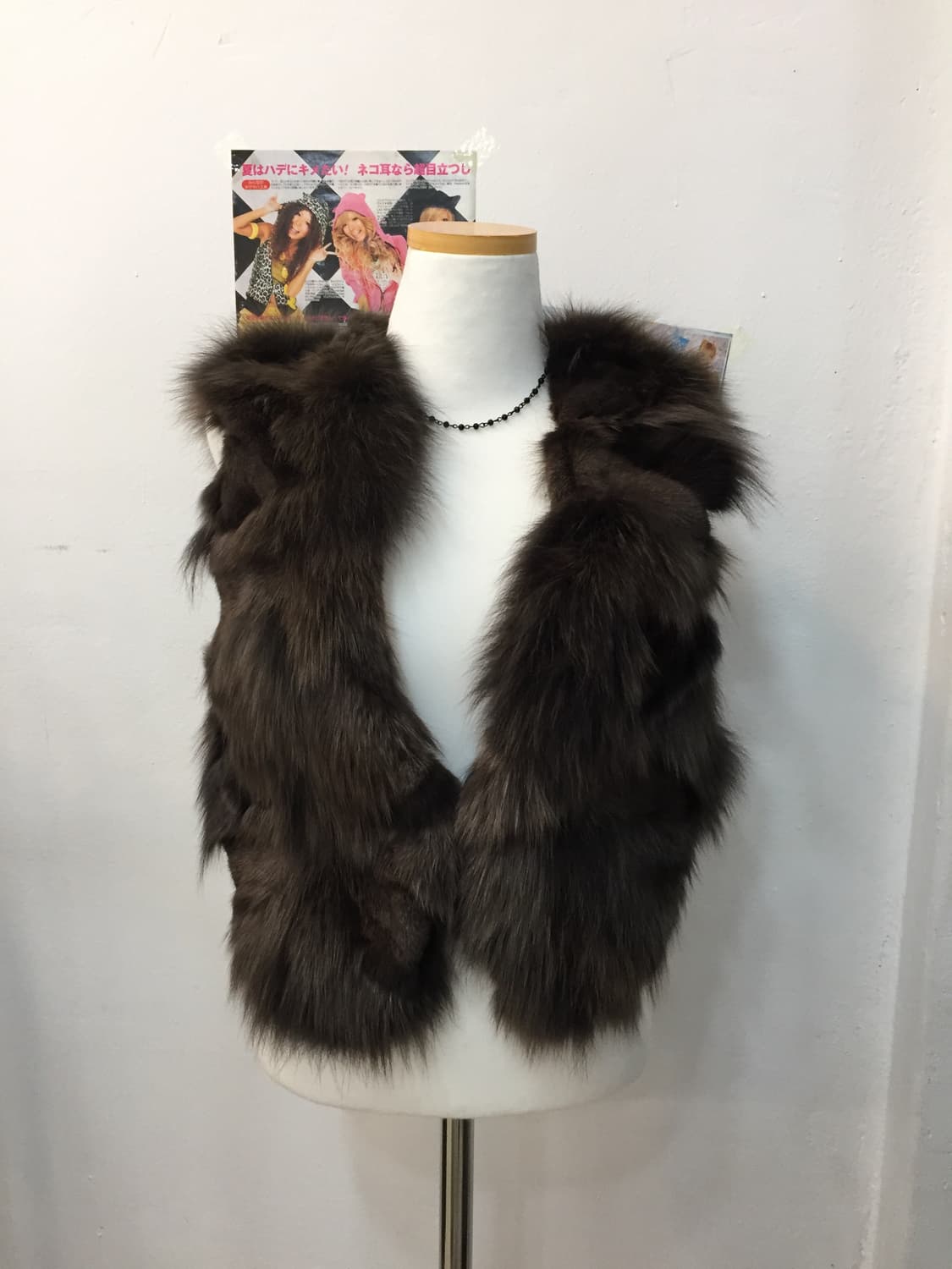 빈티지 리얼 퍼 조끼 상품이미지4