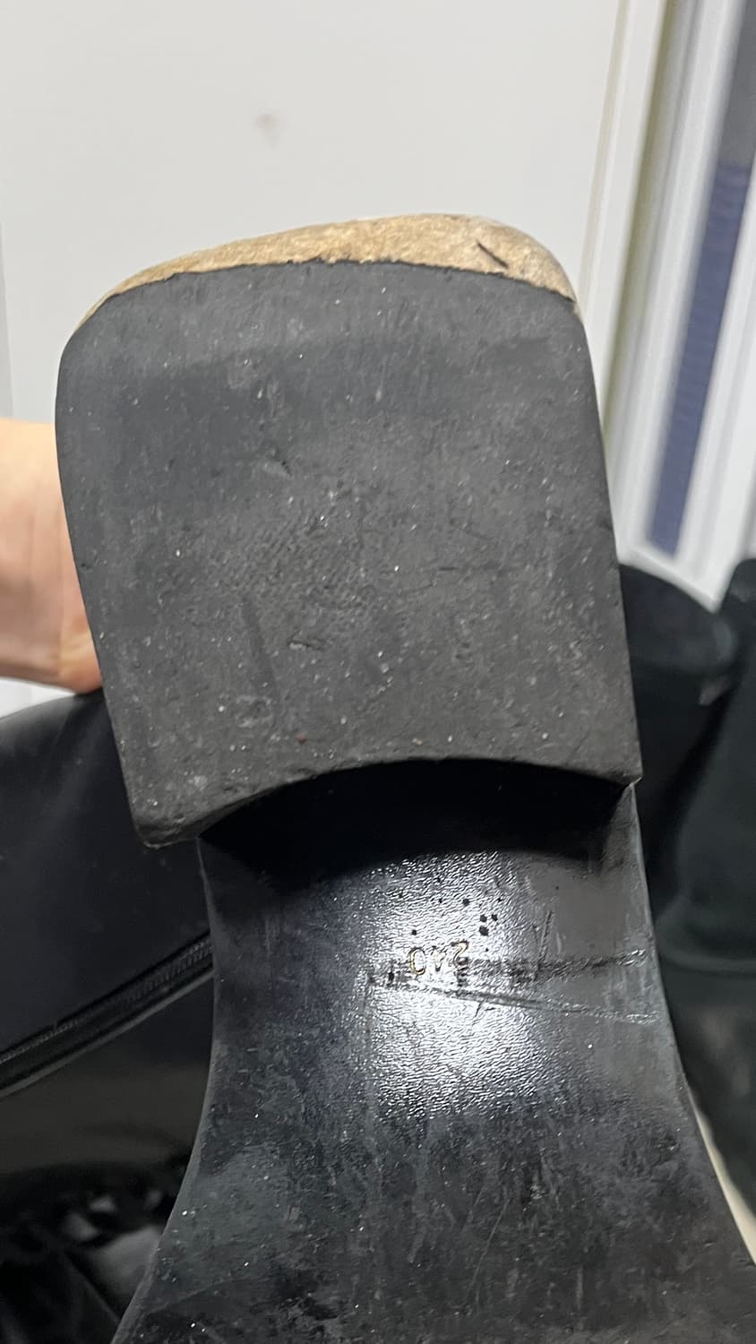 **사진확인)보헤미안서울 보헴서 스퀘어 레이스업 부츠 240-245 상품이미지5