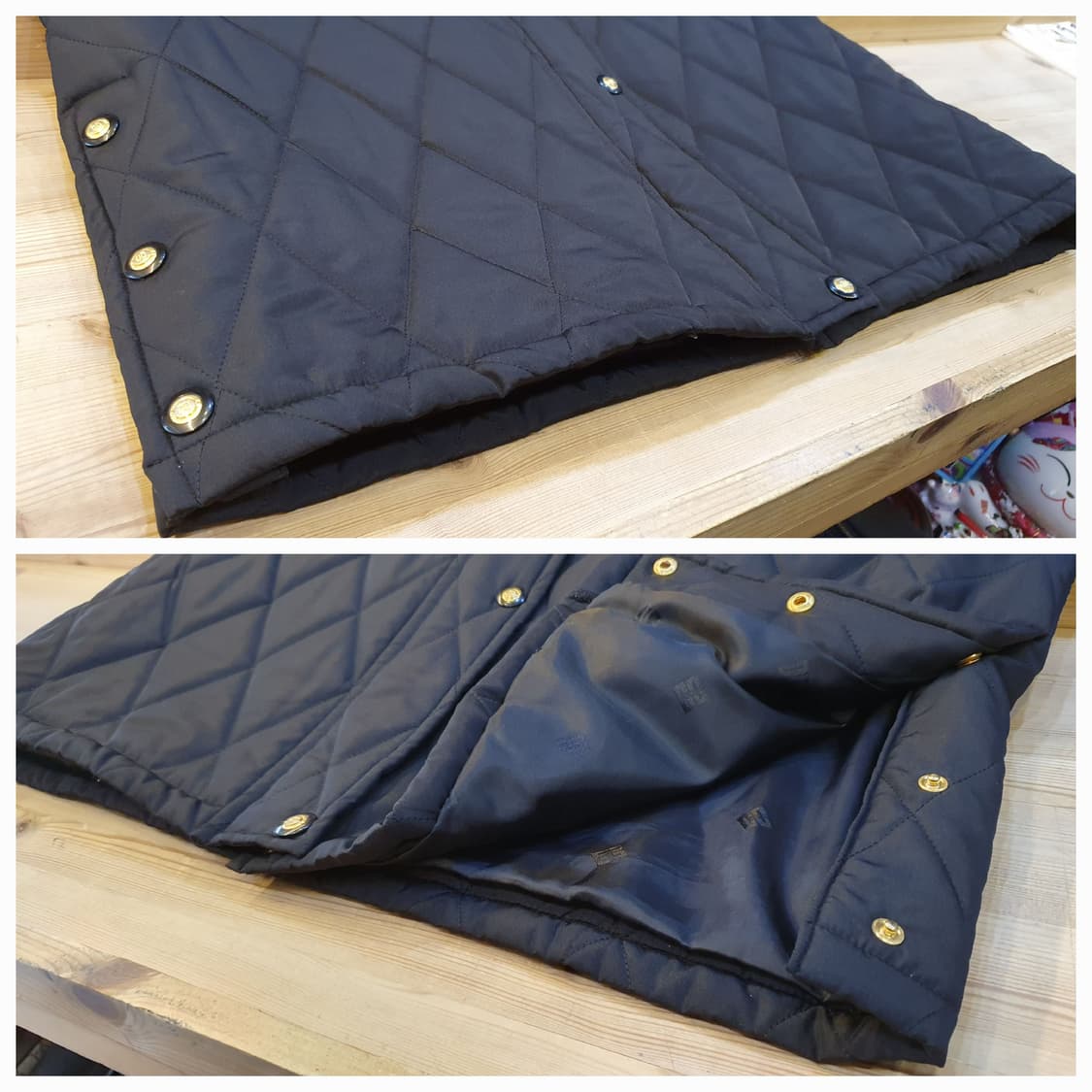 77.닥스 블랙 패딩코트 상품이미지7