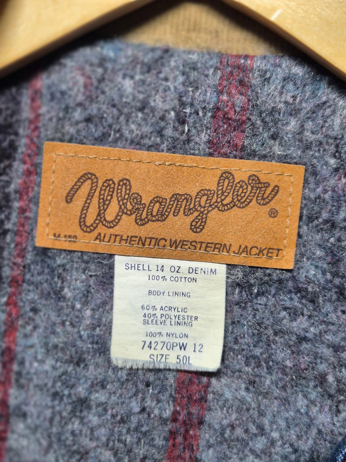 [XL] 90s 랭글러 블랭킷 상품이미지5