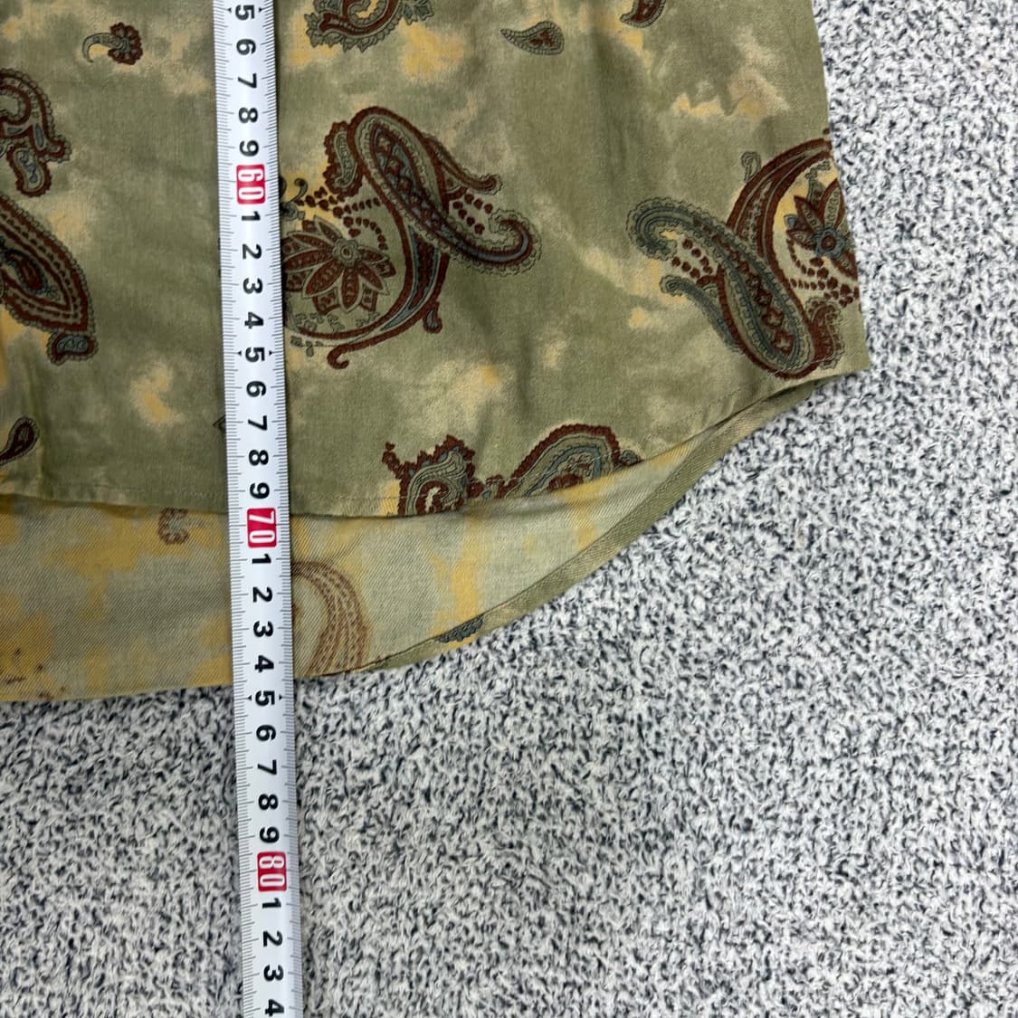 L 빈티지 남성 페이즐리 셔츠 남방 0319J 상품이미지6