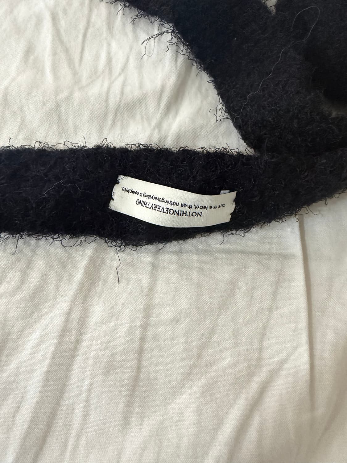 낫띵에브리띵 헤어리스카프 블랙 상품이미지4