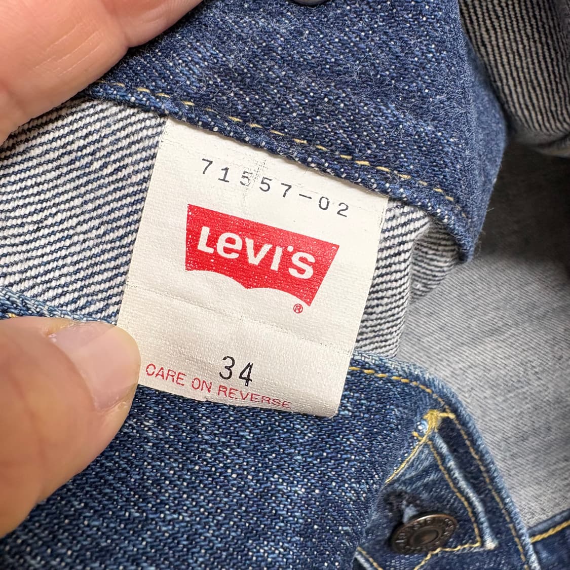 90's LEVIS JAPAN Big E 3rd 데님 트러커 자켓 상품이미지4