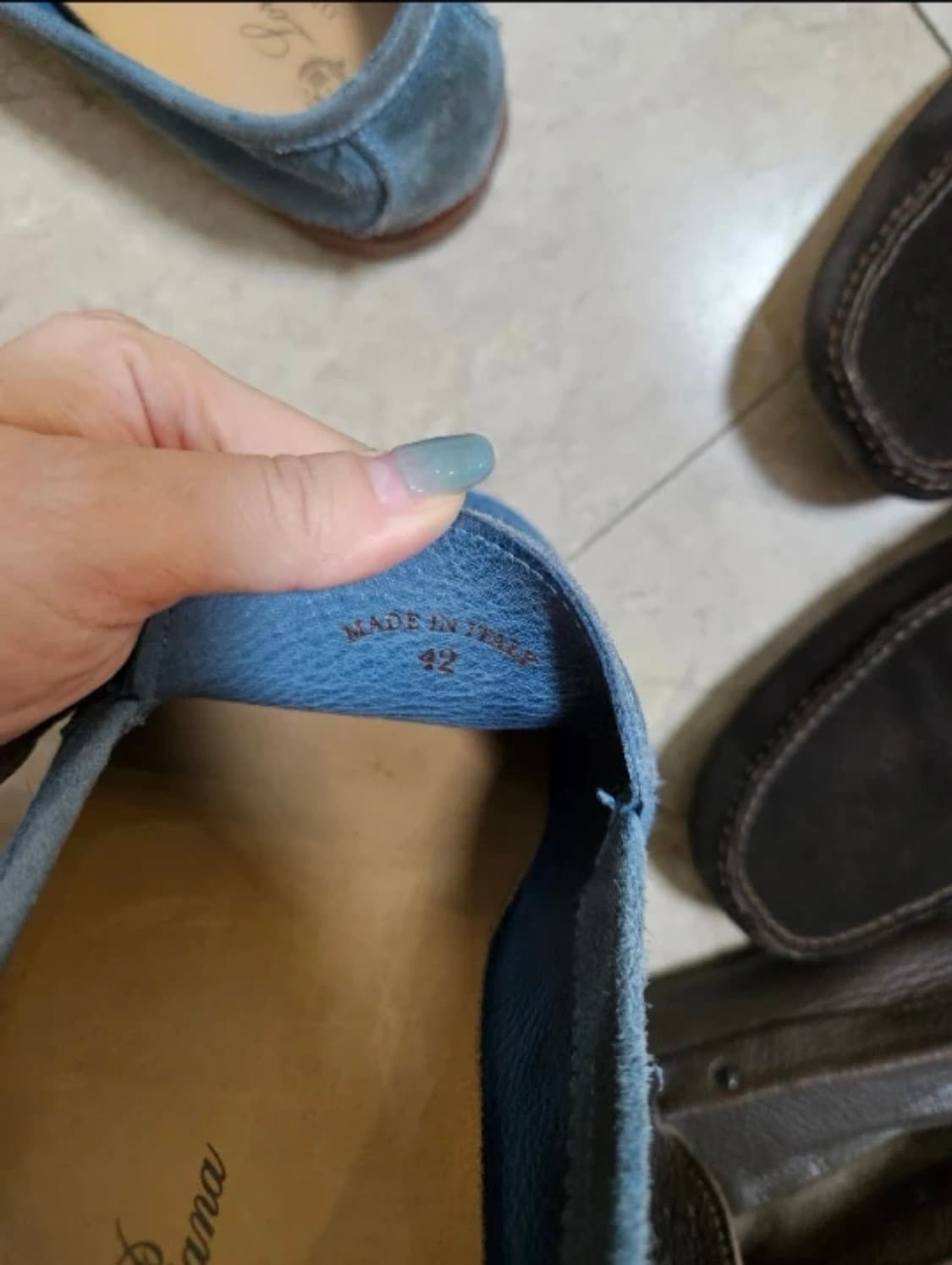 로로피아나 썸머워크 스웨이드 로퍼 남성 42 상품이미지4