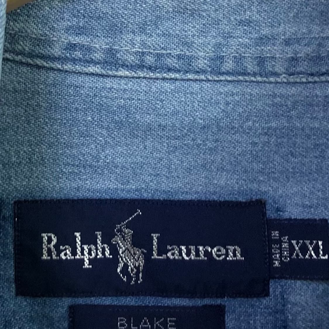 Xxl 폴로 데님 빅셔츠 상품이미지3