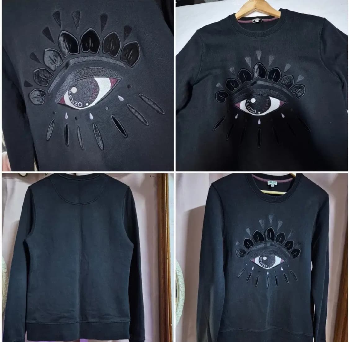 정품 겐조 F565SW0554XE 블랙아이 남여공용 맨투맨 m 상품이미지3