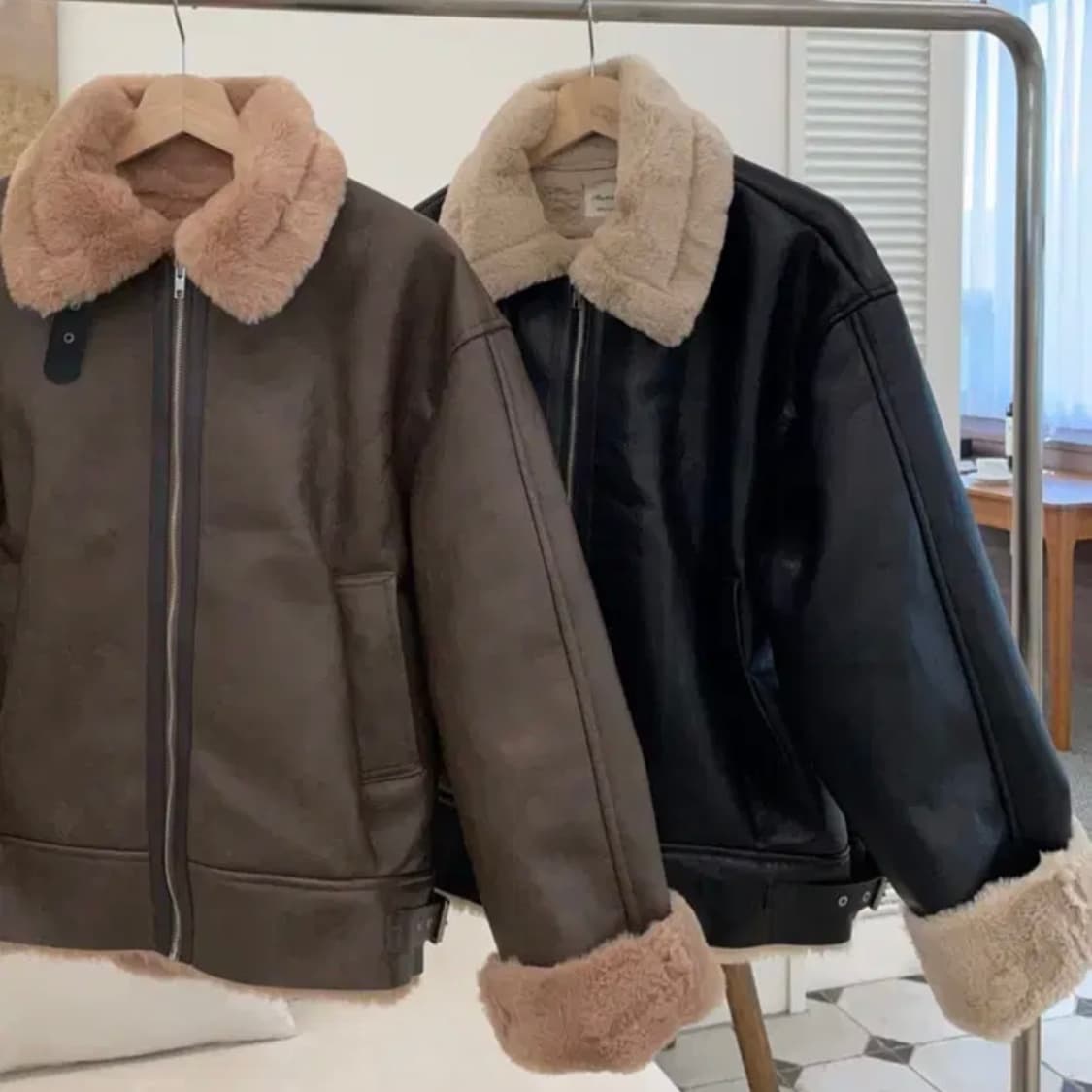 에피원 마틸다 리턴 퍼 무스탕 상품이미지1