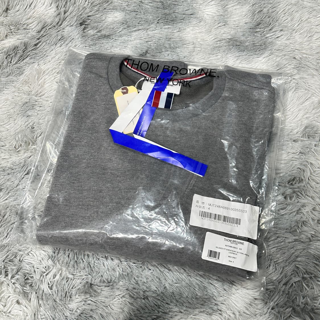 톰브라운 완장 그레이 맨투맨 4 상품이미지2