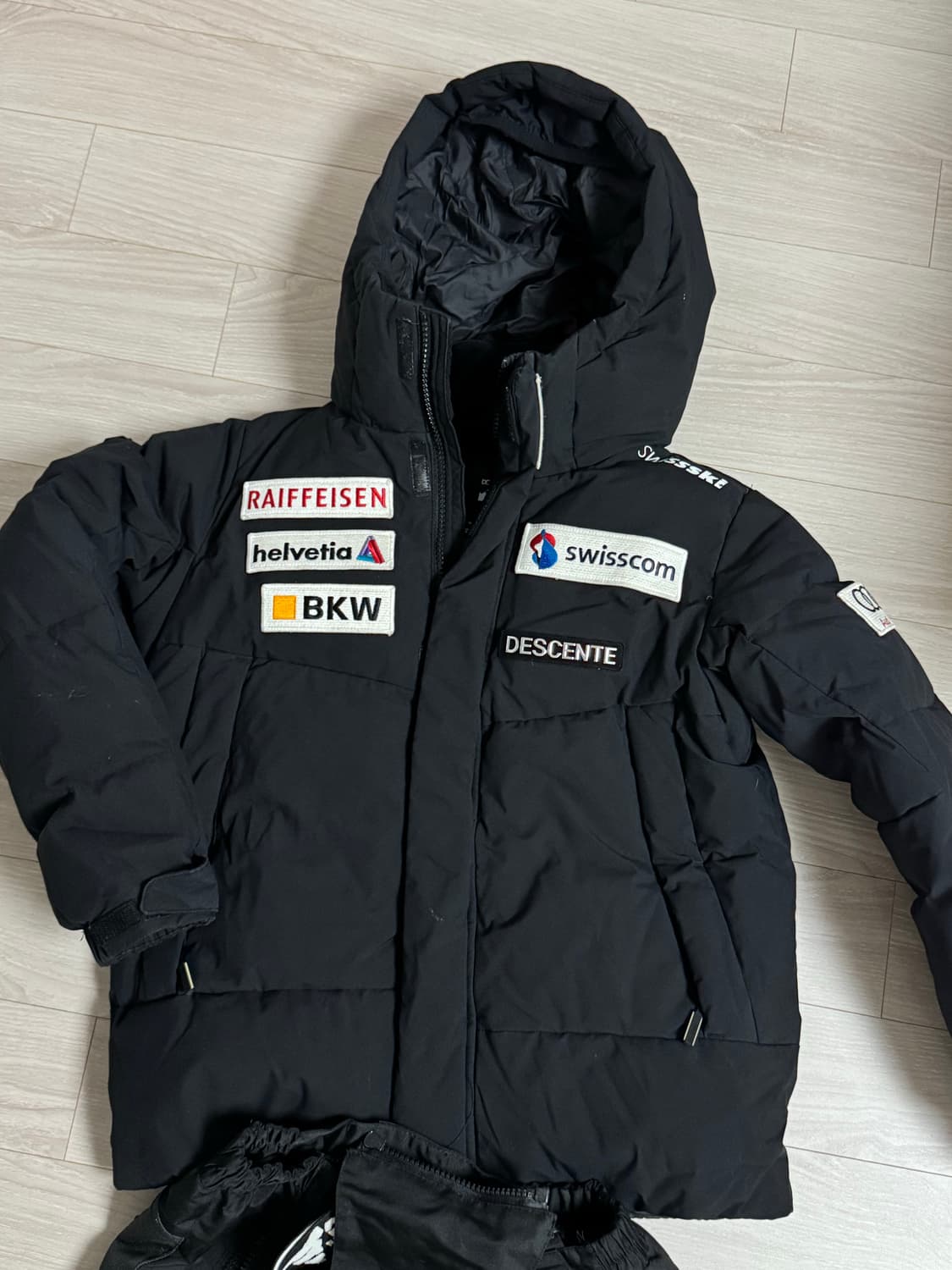 데상트 아동스키잠바 + 스키바지 140 상품이미지2