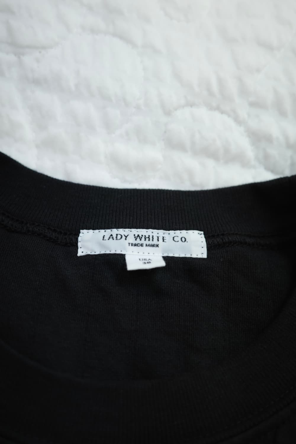 Ladywhite 퀼티드 크루넥 m 상품이미지2
