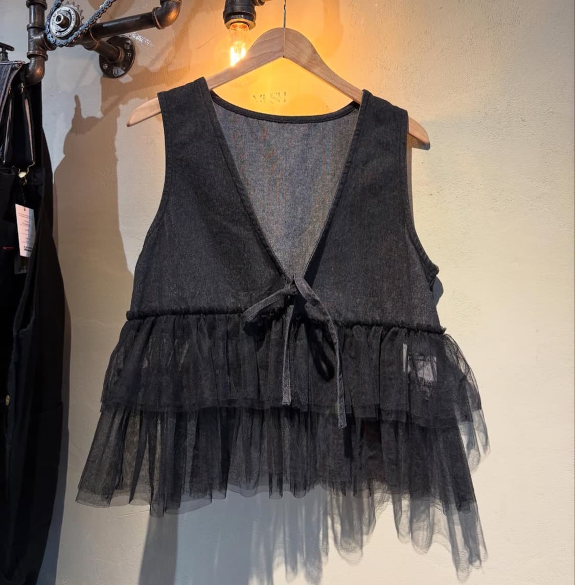 데님 프릴베스트 상품이미지2