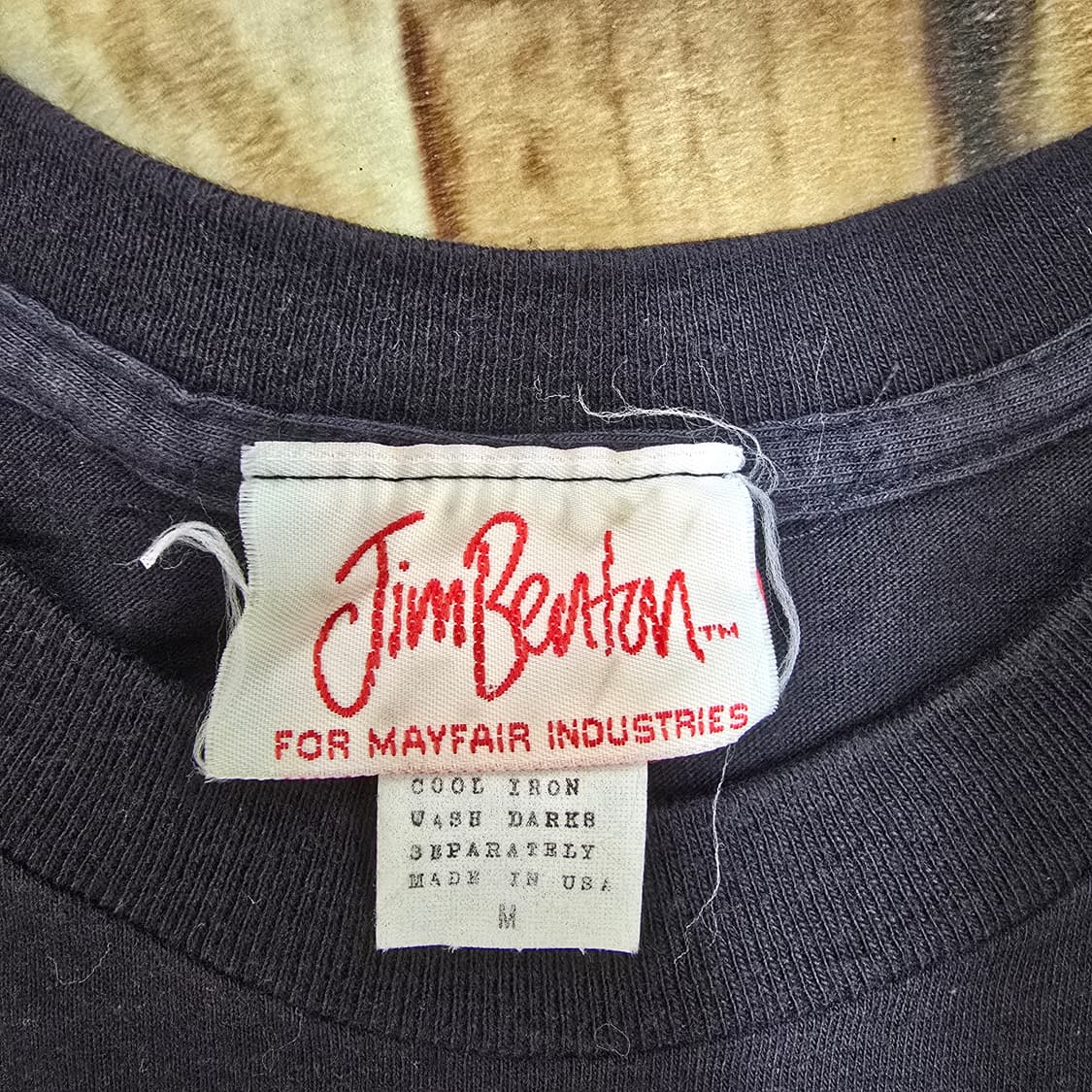 80s Made in USA 일러스트 티셔츠 M 상품이미지3