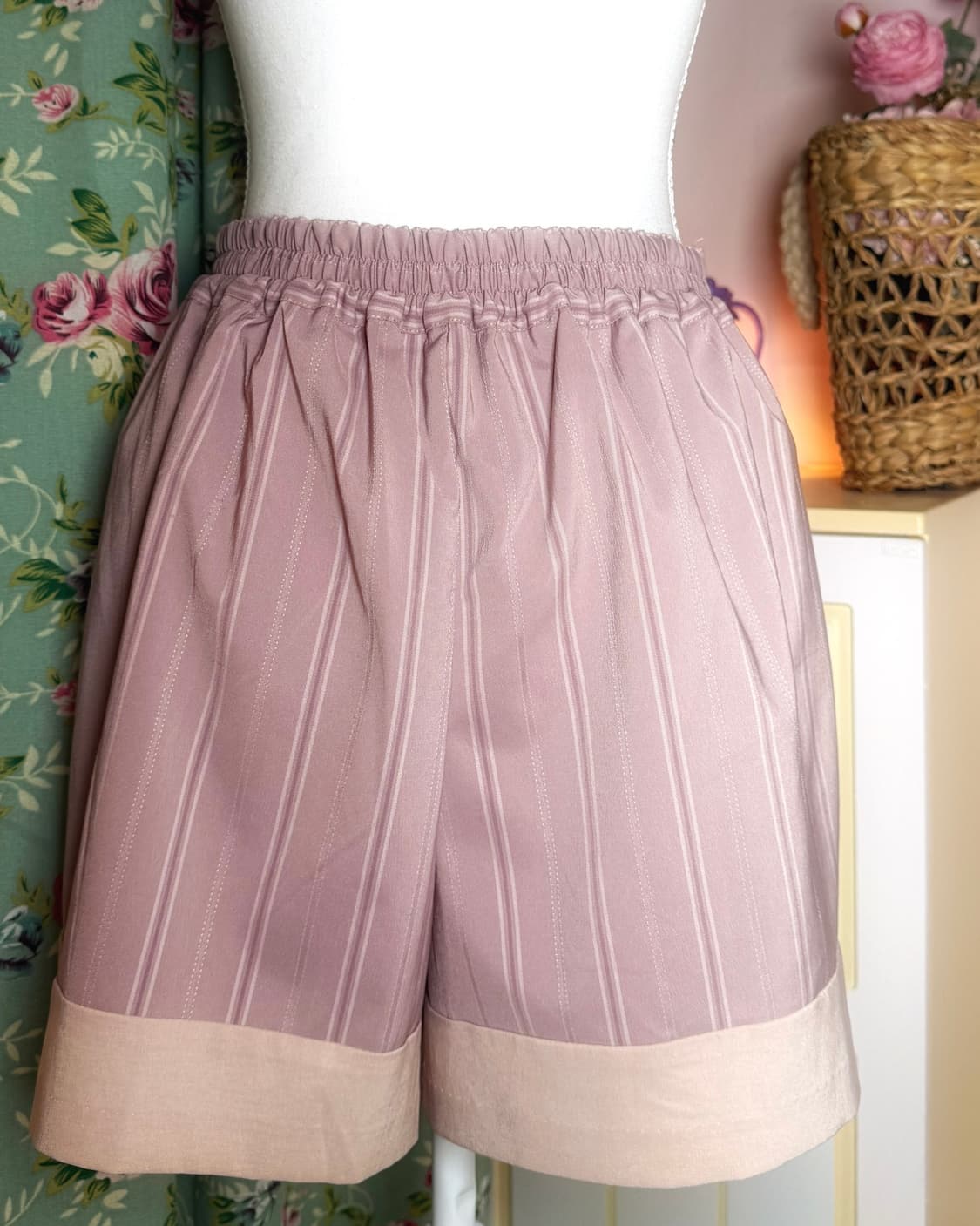 Skirt 💜 엑시즈팜 라벤더 치마바지 상품이미지3