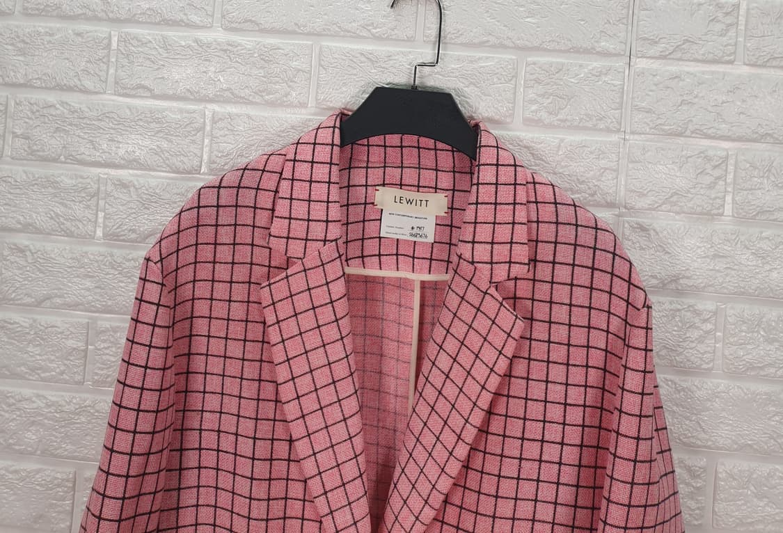 [55]르윗 체크 자켓 상품이미지3