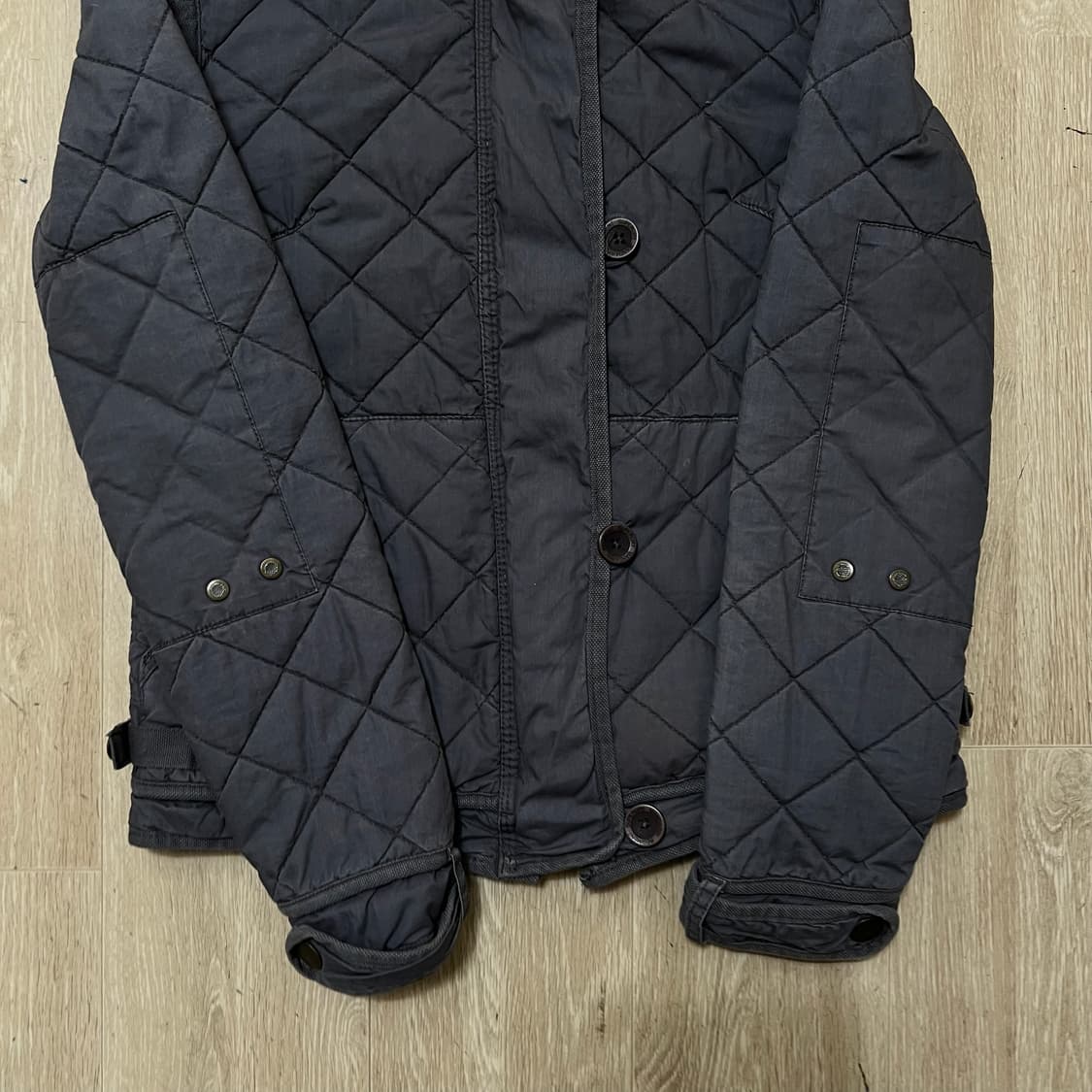 슈퍼드라이 재팬 리미티드 여성 후드 퀼팅자켓 M/95  상품이미지4