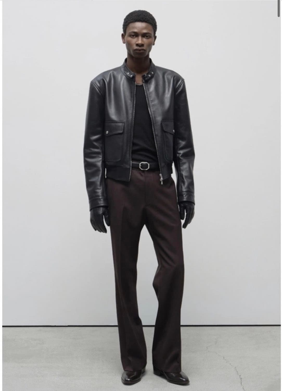 세비지 24fw 레더 A2 자켓 M사이즈 상품이미지3