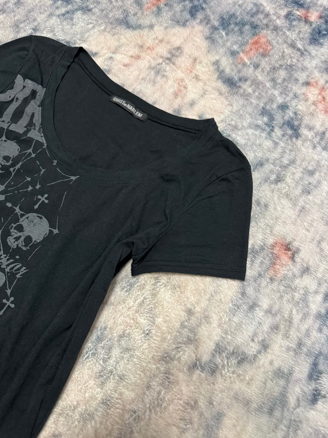 Ghost of harlem spider web punk top 상품이미지4