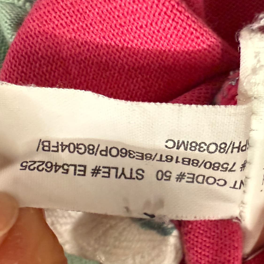 폴로 랄프로렌 핑크 딸기 민트 코튼캔디 긴팔 럭비 카라 티 상품이미지6