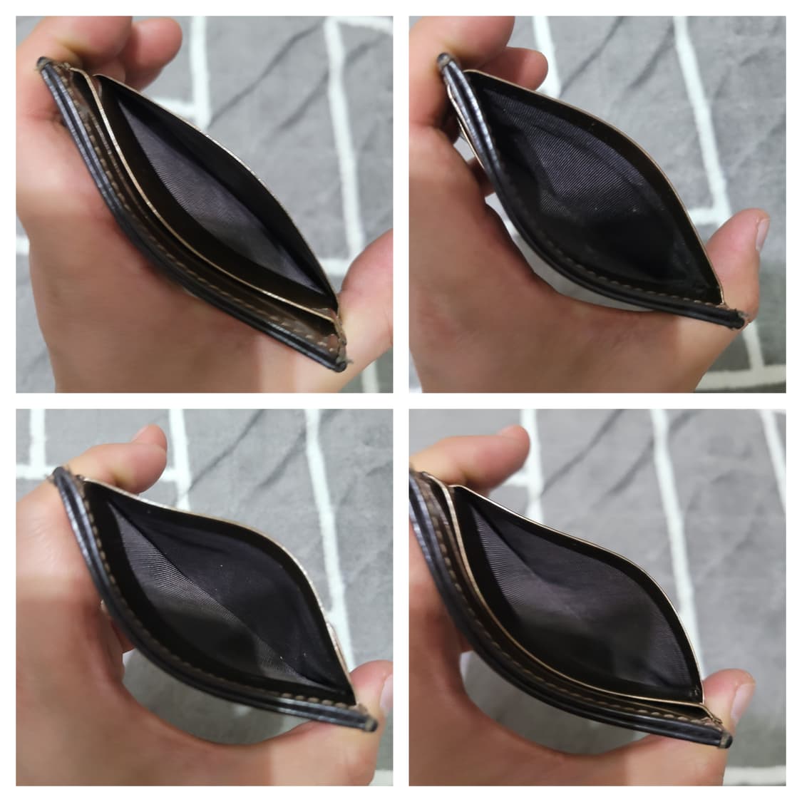 정품 구찌 시마 마이크로 GG 카드지갑 브론즈 색상 상품이미지8