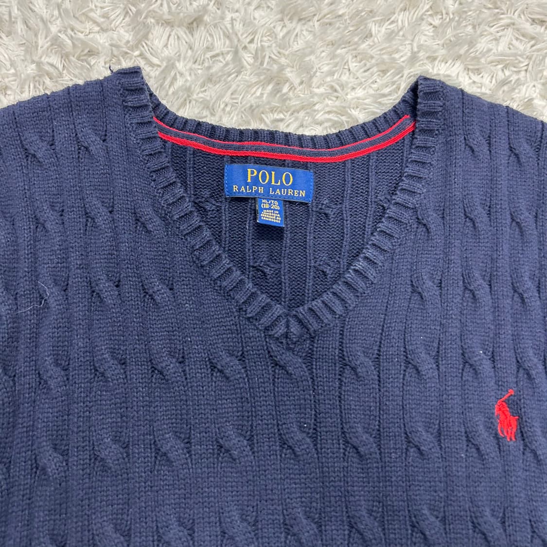 Polo Ralph Lauren cable knit vest 상품이미지5