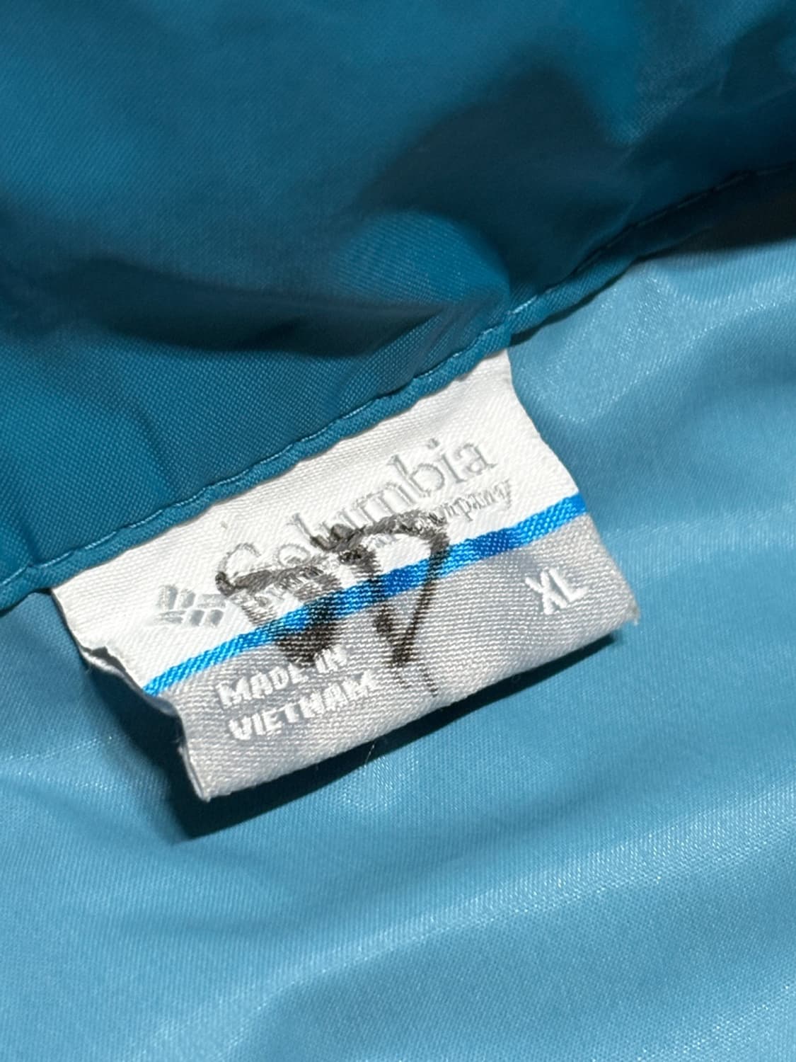 00s 컬럼비아 블루 쉘 패커블 윈드브레이커 상품이미지6