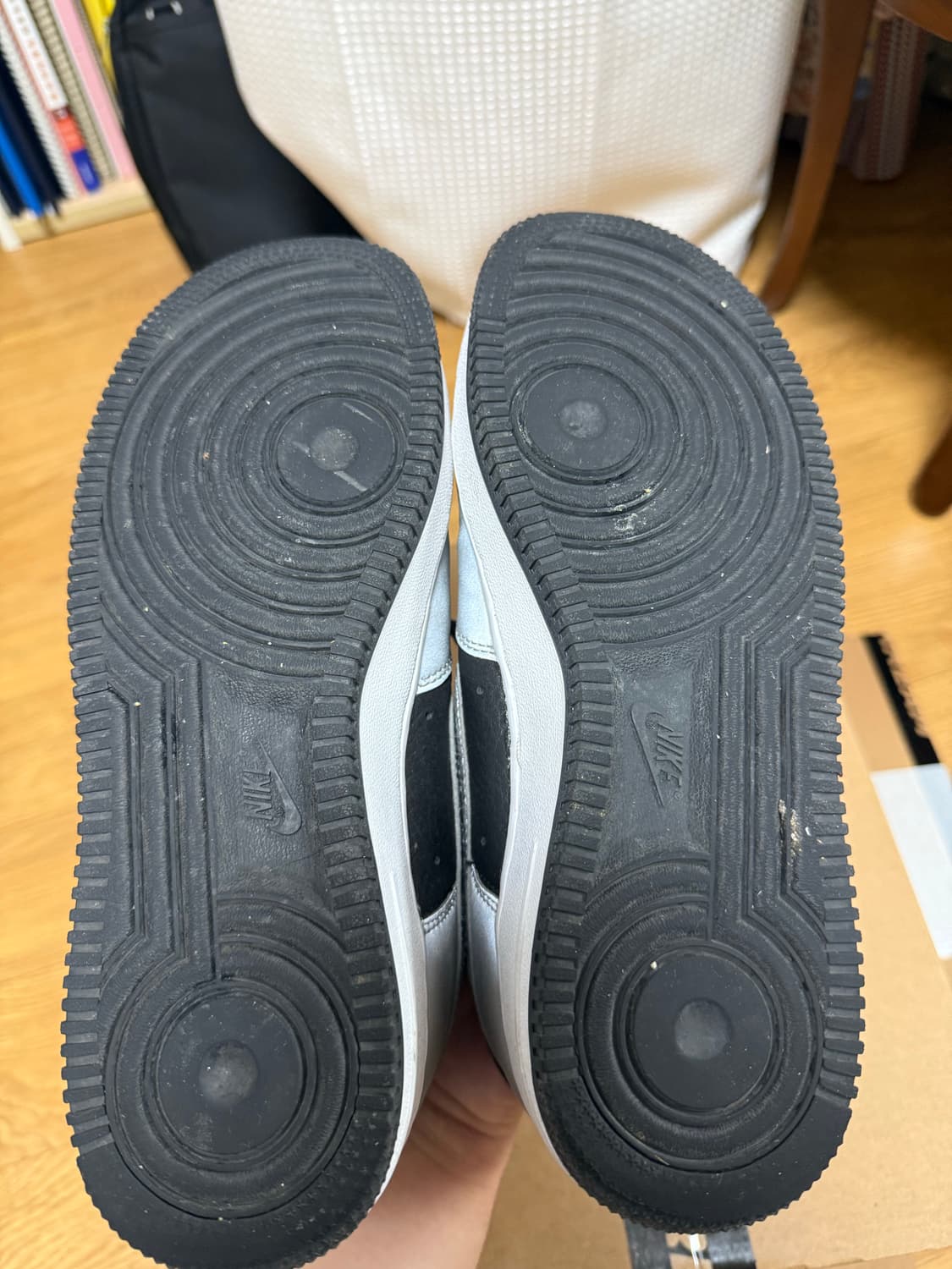 255) 나이키 에어포스1 B 실버스네이크 상품이미지7