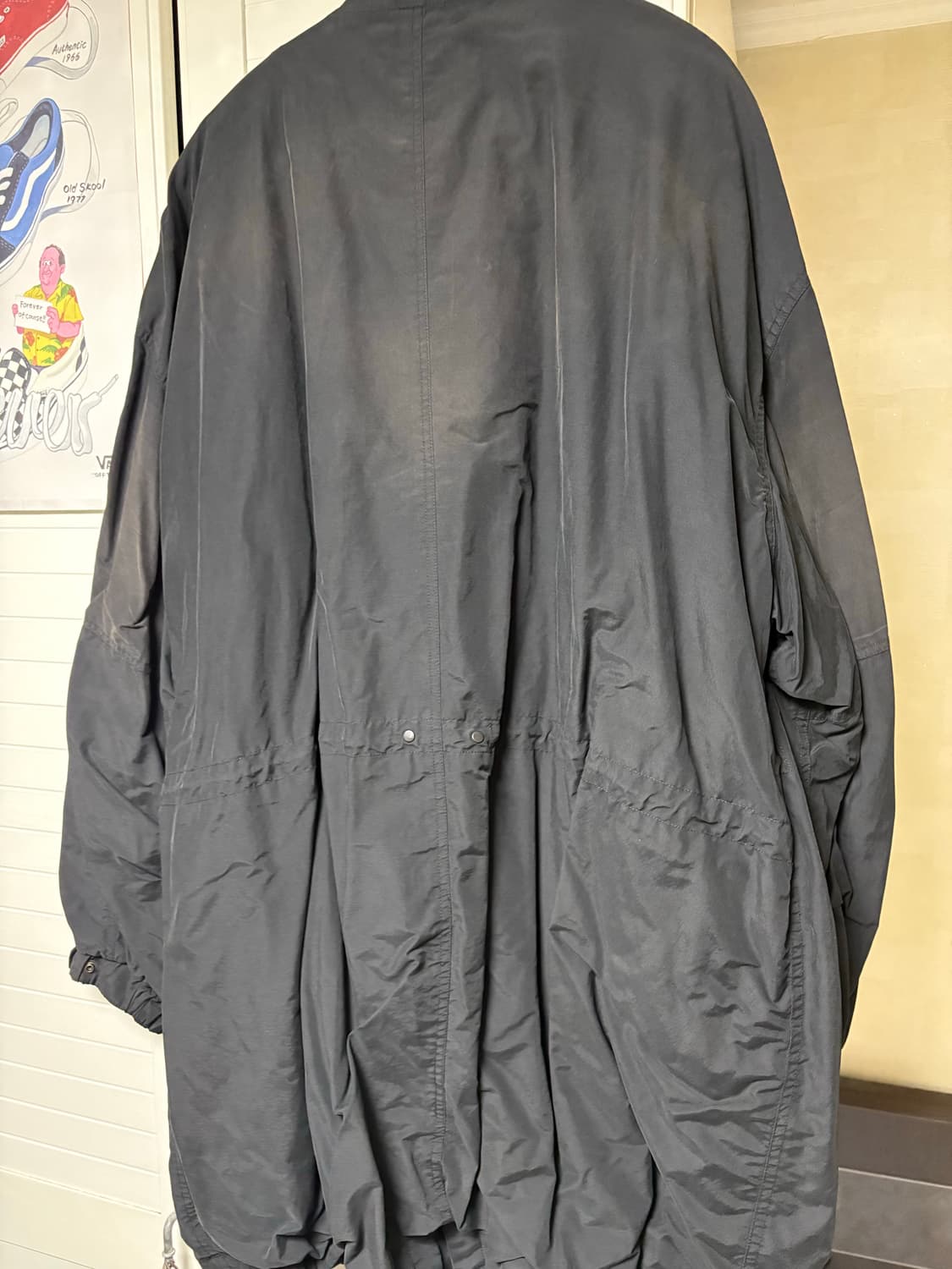 폴리테루 65 델 피쉬테일 파카 유즈드 블랙(4) 상품이미지6