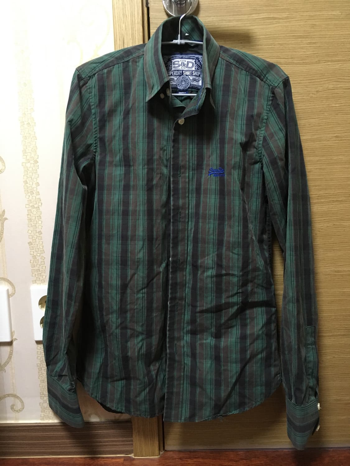 슈퍼드라이 체크 셔츠 상품이미지1