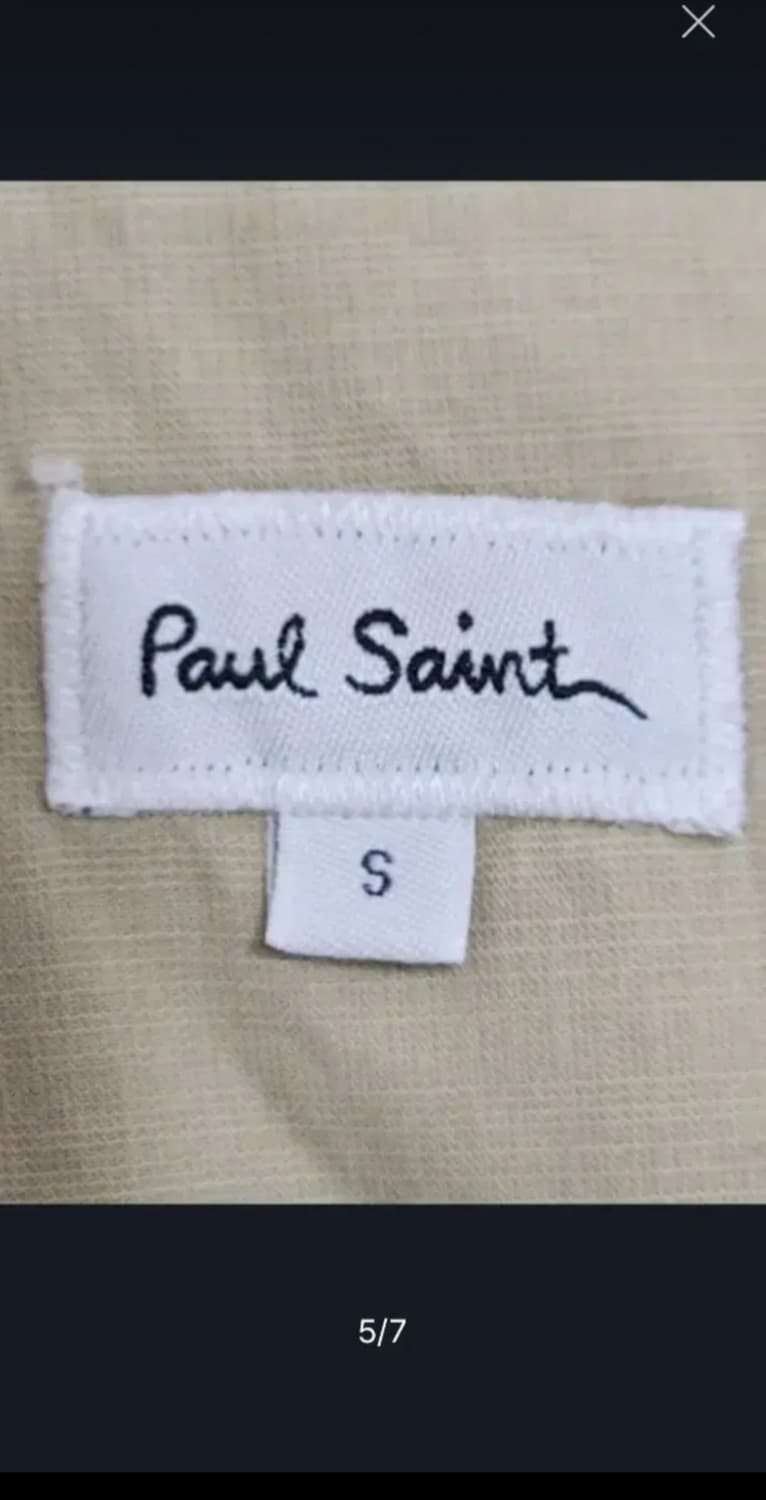 (L) 폴스미스 자켓 베이지 싱글 면자켓 캐주얼  상품이미지5