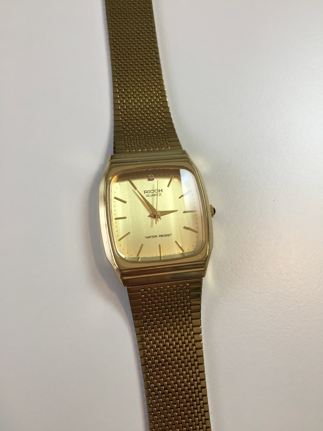 80s ricoh faceted quartz gold 상품이미지7