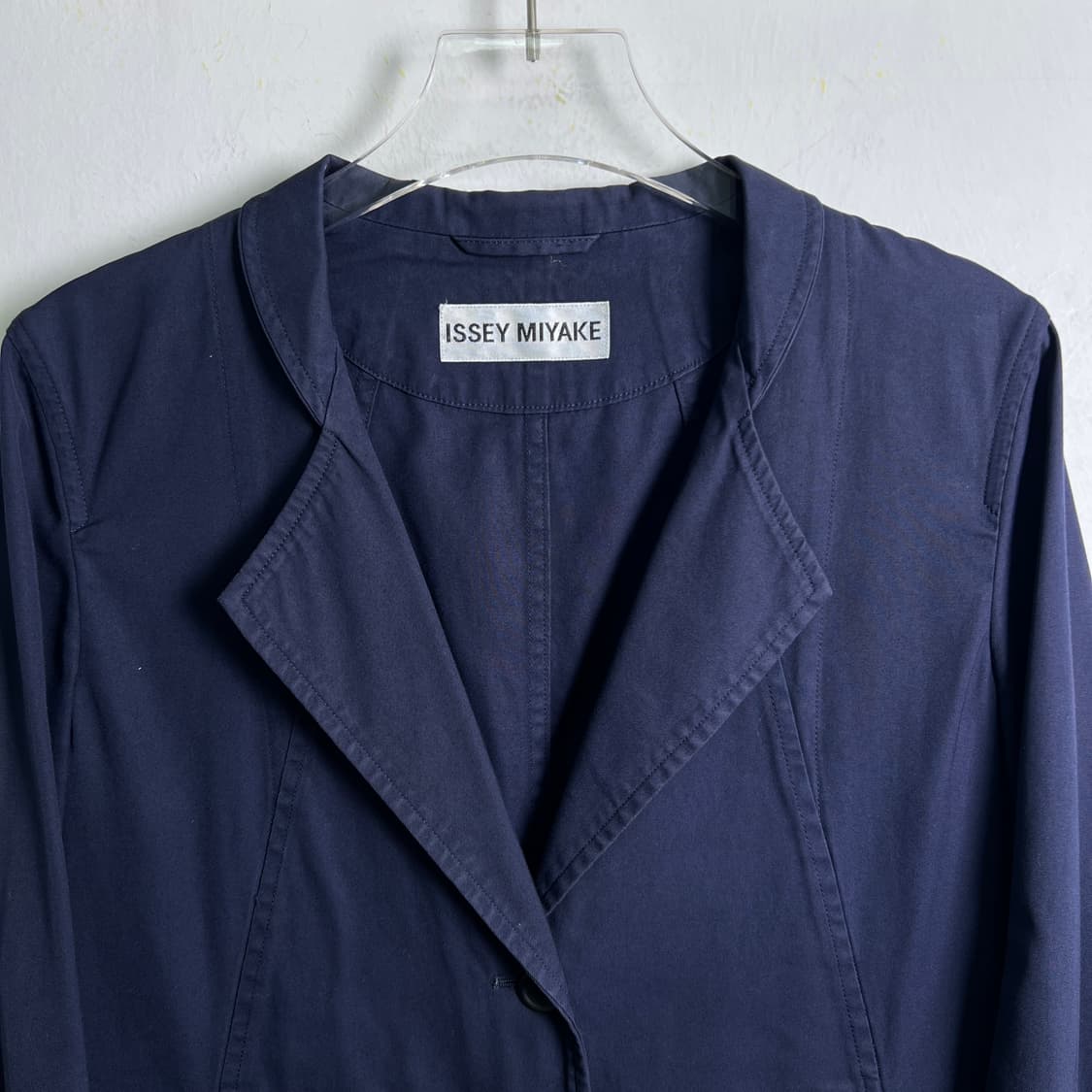 이세이미야케 네이비 코튼 자켓  상품이미지4